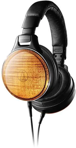 Audio-Technica ATH-WB LTD Closed-Back Headphones with 3-Layer Wood Housing