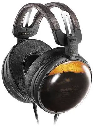Audio-Technica ATH-AWKG Audiophile Closed Back Dynamic Wooden Headphones (Kurogaki Wood)