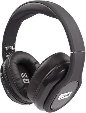 Altec Lansing MZX668-BLK Evolution 2 Bluetooth Headphones, Just Ask Siri and Google Voice Assistant, 30 Foot Wireless Range, 8 Hours of Battery Life, Dynamic Bass, Convenient Controls, Black