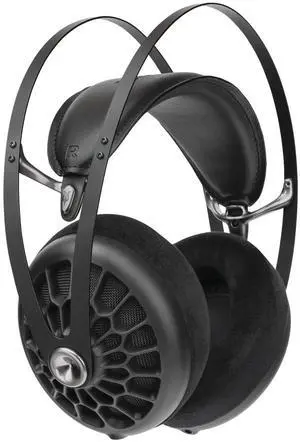 MEZE AUDIO 105 AER | Wired Over-The-Ear Lightweight Audiophile Open-Back Headphones | 50mm Dynamic Drivers | Low Impedance 42 Ohms | Cables and Carrying Pouch Included (Black)