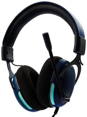 RadioShack Gaming 3.5mm and USB-A Headphones with Microphone (Dark Blue)