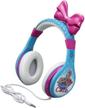 eKids JoJo Siwa Headphones for Kids, Volume Limited Headphones with Parental Controls, Childrens Headphones for School, Home, Travel, Designed for Fans of JoJo Siwa Gifts for Girls