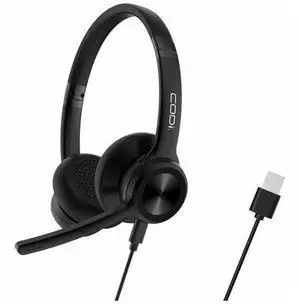 CODi CLARO Wired Stereo Dual Ear Headset w/AI ENC Microphone