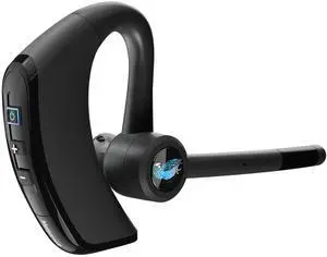 BlueParrott M300-XT SE Mono Bluetooth Wireless Headphones 80% Noise Canceling Earpiece Headset for Mobile Workers & Delivery Drivers, Compact Design with IP54-Rated Protection, 14 hrs Talk Time, Black