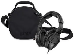 Sennheiser HD280PRO Headphone (new model) with Gator Cases G-Club Series G-CLUB-HEADPHONE Carry Case for DJ Style Headphones/Accessories