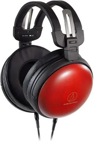 Audio-Technica ATH-AWAS Closed-Back Dynamic Wooden Headphones (Japanese Cherry)