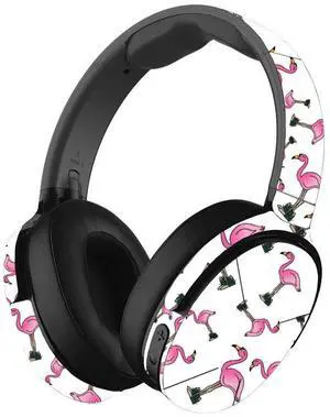MightySkins Skin Compatible with Skullcandy Hesh 3 Wireless Headphones - Cool Flamingo | Protective, Durable, and Unique Vinyl wrap Cover | Easy to Apply, Remove, and Change Styles | Made in The USA