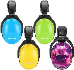 ZOHAN Kids Ear Protection 4 Pack,Kids Noise Canceling Headphone for Concerts, Monster Truck, Fireworks