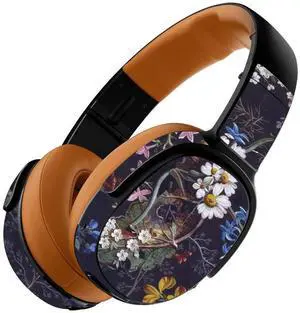 MightySkins Skin Compatible with Skullcandy Crusher 360 Wireless Headphones - Midnight Blossom | Protective, Durable, and Unique Vinyl wrap Cover | Easy to Apply, Remove | Made in The USA