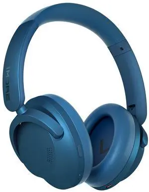 1MORE SonoFlow Active Noise Cancelling Headphones, Bluetooth Headphones with LDAC for Hi-Res Wireless Audio, 70H Playtime, Clear Calls, Preset EQ Via App, Blue