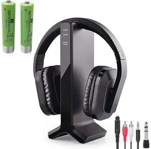 ANSTEN D1 Wireless TV Headphones and Replacement Kit