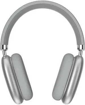 AUDALA P5 Over Ear Bluetooth Headphones Wireless, Adjustable Lightweight Headset with Microphone, Bluetooth5.3,TF,Fitting in Gaming/Gym/Sports/Traveling Headphones for iPhone/Android/Samsung (Silver)