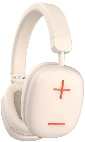 P37 Max Bluetooth Headphones Over The Ear,Beige Headphone Bluetooth with Microphone,80H Playtime,Deep Bass Memory Foam Ear Cups,audifonos inalambricos Ideal for Travel, Home Office, Gym Workouts