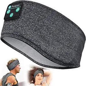 Soft Comfortable Over-Ear Headphones, Wireless Headband Headphones with Ultra-Thin HD Stereo Speakers Perfect for Sleep, Sports, Workout, Jogging, Yoga, Insomnia, Air Travel and Meditation (Grey)