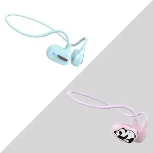 BANIGIPA Kids Headphones, Open Ear Headphones Comfortable for Teens Child Boys Girls, Wireless Bluetooth 5.4 Headset w/Mic for School/Tablet/Travel, 13g Ultra-Light, Protect Hearing, 10H Playtime