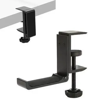 DAZLOR Weiyichuang Desk Headphone Hanger,Headphone Stand, Headphone Foldable Hanger Adjustable Headset Stand Clamp Mount Desk Hook