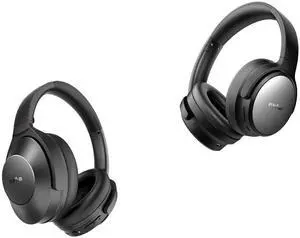 EarFun Wave Life Hybrid Active Noise Cancelling Headphones, Wireless Over Ear Bluetooth 5.4 Tune Pro Active Noise Canceling Headphones, Bluetooth Headphones with 5 Mics, 120H Playtime