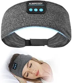 Sleeping Headphones Bluet00th Headband, Sleeping Headphones Wireless Bluet00th, Long Time Play Sleeping Headsets with Built in Speakers Perfect for Workout,Running,Yoga,Travel, Darkgray