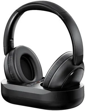 INFURTURE Wireless Headphones for TV Bluetooth Headphones with Bluetooth Transmitter,50H Playtime/Perfect Audio Sync, No Audio Dealy, Ideal Gift for The Elderly/Parents/Friends/Family