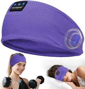 ink-topoint Sleep Headphones Bluetooth 5.4 Headphones, Sports Earphones with Ultra-Thin HD Stereo Speaker, Breathable Sports for Workout Running, Sleeping, Ideal Gifts for Men Women