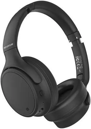 INFURTURE H1 Plus Active Noise Cancelling Headphones with EQ Mode, Bluetooth5.4 & 3.5mm Jack,Wireless Over Ear Bluetooth Headphones, Deep Bass Headset, Low Latency, Memory Foam Ear Cups,90H Playtime