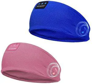 ink-topoint Sleep Headphones Bluetooth 5.4 Headband, Wireless Sports Earphones with HD Stereo Speakers Breathable Sports Headband for Running, Yoga, Travel, Sleeping, Ideal Gifts for Men Women