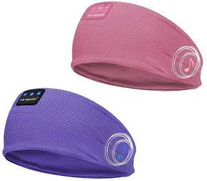 ink-topoint Sleep Headphones Bluetooth 5.4 Headband, Wireless Sports Earphones with HD Stereo Speakers Breathable Sports Headband for Running, Yoga, Travel, Sleeping, Ideal Gifts for Men Women