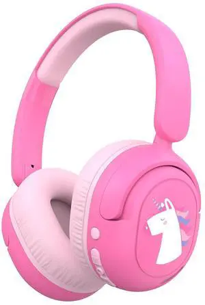 JBUNION Kids Bluetooth Headphones, Wireless Kids Headphones with 75/85/94dB Volume Limited, Built-in Mic, Unicorn Over-Ear Foldable Childrens Toddler Girls Headset for Pad/Tablet/School/Travel