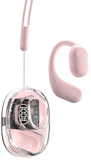 Open Ear Earbuds OWS Hanging Earphones 5.4 Bluetooth Earphones Over the Ear Earbuds Wireless Bluetooth Sport Air Bone Conduction Conducting Headphones for Running Outer Earbuds for small Ear Canals