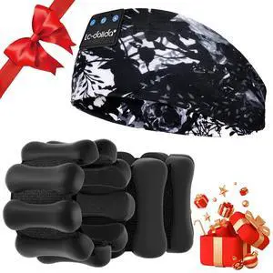 LC-dolida Sleep Headphones Bluetooth Headband Wrist Weights Ankle Weights for Women Men