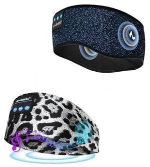 LC-dolida Sleep Headphones Bluetooth, Headband Headphones Earphones Wireless, Sleep Mask for Sleeping, Sports, Gifts, Workout, Jogging, Yoga,Insomnia, Air Travel, Meditation