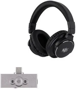 Linsoul Kiwi Ears Division Over Ear Headphone, 40mm Dynamic Driver Monitoring Headphones(Black) Kiwi Ears Allegro Pro Upgraded IEM Earphone DAC/AMP