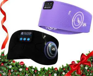 LOVE EYE Sleep Headphones Wireless Headband Headphones Bluetooth 5.4 for Side Sleeper Bluetooth Headband Earphones for Sports for tech Gadgets Gifts
