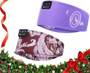 LOVE EYE Sleep Headphones Wireless Headband Headphones Bluetooth 5.4 for Side Sleeper Bluetooth Headband Earphones for Sports for tech Gadgets Gifts