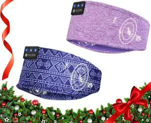 LOVE EYE Sleep Headphones Wireless Headband Headphones Bluetooth 5.4 for Side Sleeper Bluetooth Headband Earphones for Sports for tech Gadgets Gifts