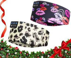 LOVE EYE Sleep Headphones Wireless Headband Headphones Bluetooth 5.4 for Side Sleeper Bluetooth Headband Earphones for Sports for tech Gadgets Gifts