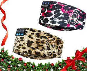LOVE EYE Sleep Headphones Wireless Headband Headphones Bluetooth 5.4 for Side Sleeper Bluetooth Headband Earphones for Sports for tech Gadgets Gifts