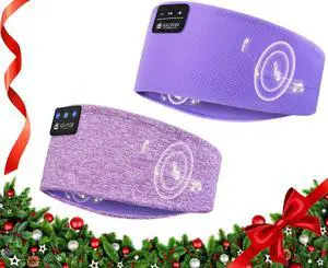 LOVE EYE Sleep Headphones Wireless Headband Headphones Bluetooth 5.4 for Side Sleeper Bluetooth Headband Earphones for Sports for tech Gadgets Gifts