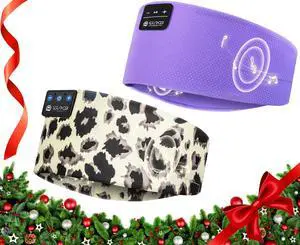 LOVE EYE Sleep Headphones Wireless Headband Headphones Bluetooth 5.4 for Side Sleeper Bluetooth Headband Earphones for Sports for tech Gadgets Gifts