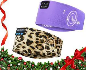 LOVE EYE Sleep Headphones Wireless Headband Headphones Bluetooth 5.4 for Side Sleeper Bluetooth Headband Earphones for Sports for tech Gadgets Gifts
