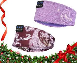 LOVE EYE Sleep Headphones Wireless Headband Headphones Bluetooth 5.4 for Side Sleeper Bluetooth Headband Earphones for Sports for tech Gadgets Gifts
