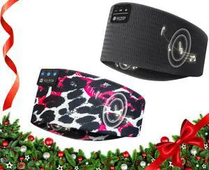 LOVE EYE Sleep Headphones Wireless Headband Headphones Bluetooth 5.4 for Side Sleeper Bluetooth Headband Earphones for Sports for tech Gadgets Gifts