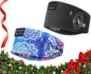 LOVE EYE Sleep Headphones Wireless Headband Headphones Bluetooth 5.4 for Side Sleeper Bluetooth Headband Earphones for Sports for tech Gadgets Gifts