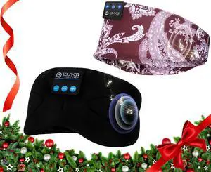 LOVE EYE Sleep Headphones Wireless Headband Headphones Bluetooth 5.4 for Side Sleeper Bluetooth Headband Earphones for Sports for tech Gadgets Gifts