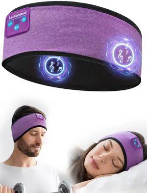 Lullaband Sleep Headphones - Bluetooth Headband with Ultra-Long Play Time, Perfect for Sleeping - Ideal Gifts for Men and Women on Valentine's Day, Birthdays or Mother's Day