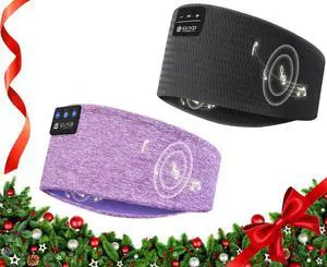 LOVE EYE Sleep Headphones Wireless Headband Headphones Bluetooth 5.4 for Side Sleeper Bluetooth Headband Earphones for Sports for tech Gadgets Gifts