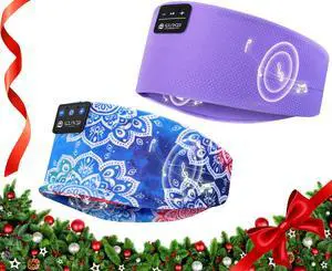 LOVE EYE Sleep Headphones Wireless Headband Headphones Bluetooth 5.4 for Side Sleeper Bluetooth Headband Earphones for Sports for tech Gadgets Gifts