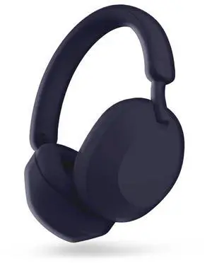 Gabba Goods Wireless Bluetooth Over-Ear Headphones - Deep Bass, 40mm Drivers, Built-in Mic, FM Radio, SD Card Playback, USB-C Fast Charging, 6H Playtime, Lightweight Comfort (Blue)