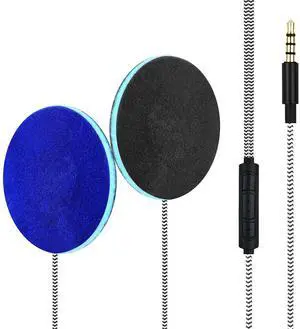 MMUSS Sleep Ultra Thin Pillow Headphones Speakers with Mic, Control Button for Sleep Headphones. Headband Headphone Replacement 3.5mm