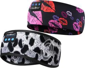 MUSICOZY Sleep Headphones, Bluetooth 5.4 Headband Headphones Wireless Earbuds Earphones with HD Stereo Speakers for Running Workout Jogging Yoga Gift